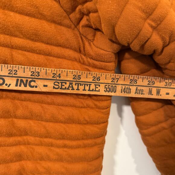 Duluth Trading Co Men's Flintlock 1/4 Snap Popover Sweatshirt Orange XL Tall - Picture 7 of 8